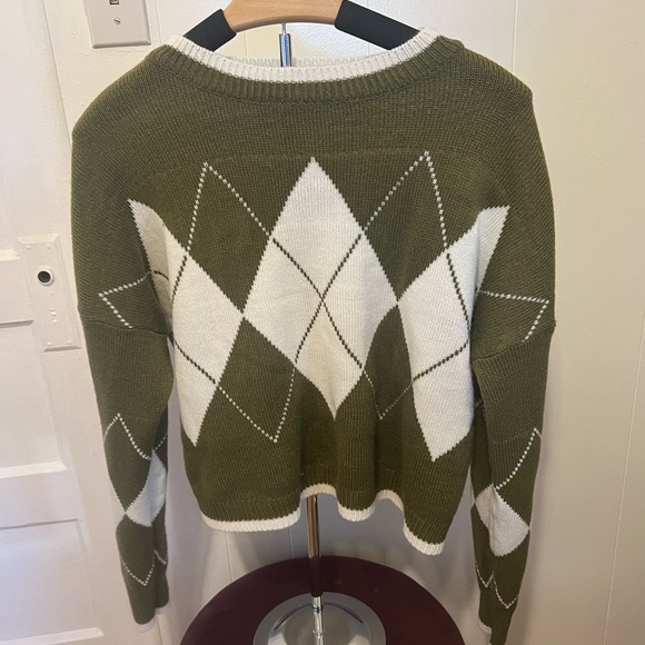 Daily News Sweater - Olive/combo - Picture 3 of 6